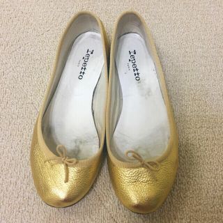 レペット(repetto)の【ふら様専用】レペット 38 イエローゴールド(バレエシューズ)