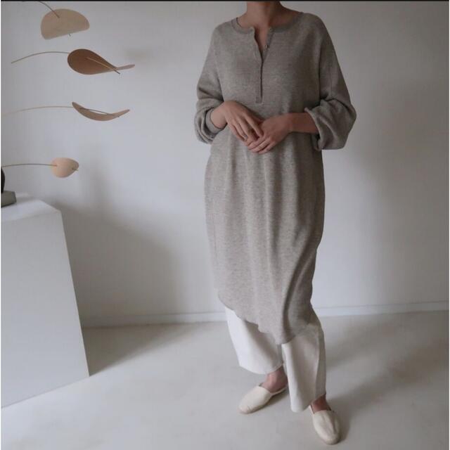 ARGUE  cotton yak wool tunic long dress