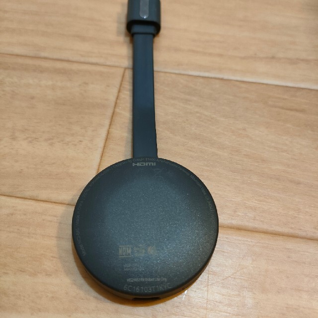 Google(グーグル)のGoogle Chromecast 第2世代　グーグルクロームキャスト第二世代 スマホ/家電/カメラのテレビ/映像機器(映像用ケーブル)の商品写真