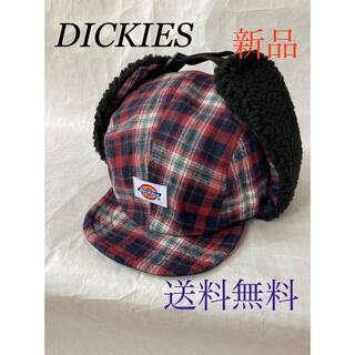 ディッキーズ(Dickies)の新品お年玉❣️可愛いチェックのDickies暖かフライトキャップ(キャップ)