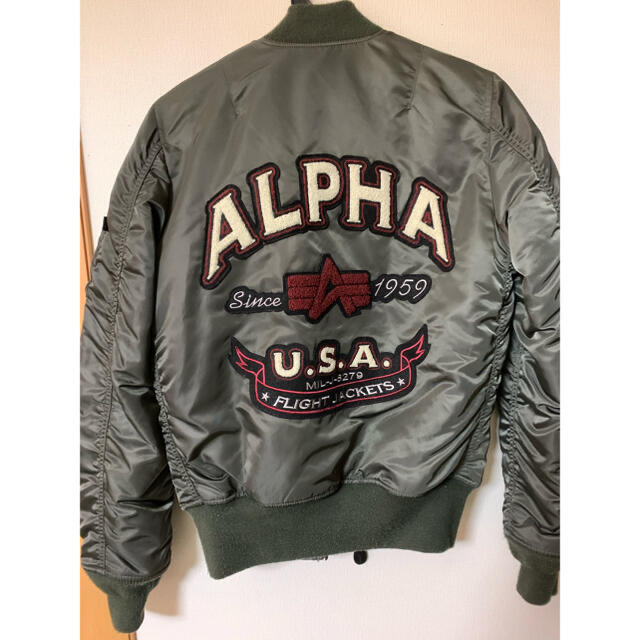 ALPHA INDUSTRIES(アルファインダストリーズ)のアルファ ALPHA  MA-1 ジャケット メンズのジャケット/アウター(フライトジャケット)の商品写真