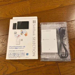 ソフトバンク(Softbank)の【未使用】ワイヤレスSDカードリーダー&ライター(PC周辺機器)