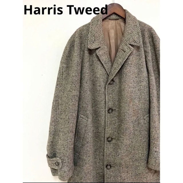 希少【WNW × HARRIS TWEED】ステンカラーコート/S/ツイード