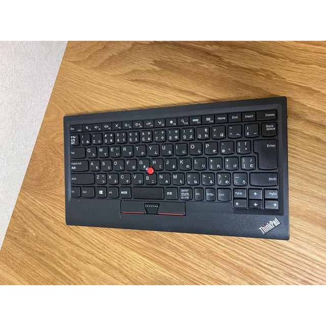 Lenovo(レノボ)のThinkPad ワイヤレス キーボード 日本語 KT-1255 ジャンク品 スマホ/家電/カメラのPC/タブレット(PC周辺機器)の商品写真