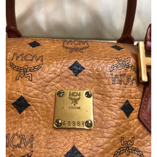 MCM(エムシーエム)のMCM ボストン バッグ　茶色 レディースのバッグ(ボストンバッグ)の商品写真