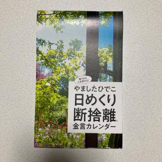 やましたひでこ　日めくり断捨離金言カレンダー(カレンダー/スケジュール)