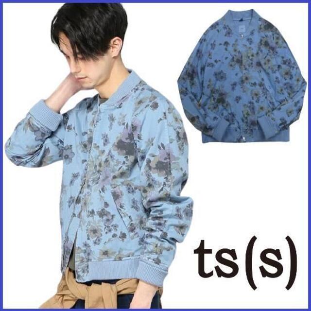 定価42,900円 ts(s) 花柄 ブルゾン ジャケット 3 ティーエスエス