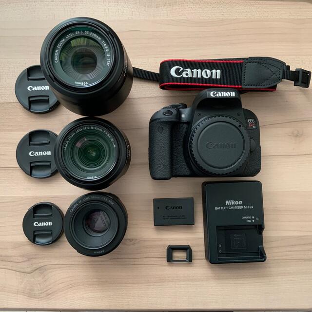 愛用 Canon - Canon EOS KISS X9i Wズームキット+EF50mm F1.8 S ...