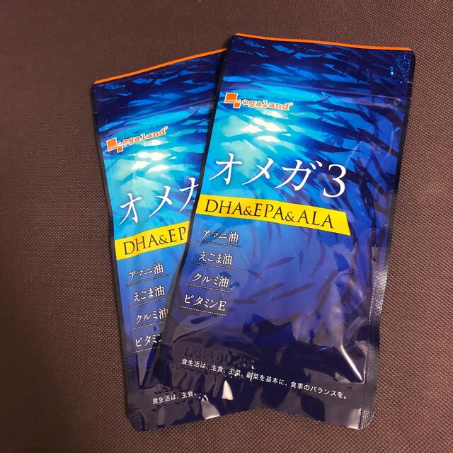 新品☆オーガランド オメガ3 DHA EPA ALA サプリメント 6ヶ月分 - 健康食品