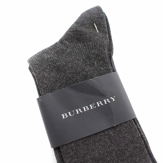 BURBERRY(バーバリー)のバーバリー 靴下 ソックス まとめ 2本セット 22~24cm タグ付き レディースのレッグウェア(ソックス)の商品写真