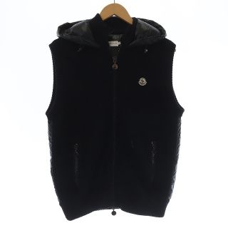 モンクレール(MONCLER)のモンクレール ダウンベスト MAGLIONE TRICOT GILET L 紺(ダウンベスト)