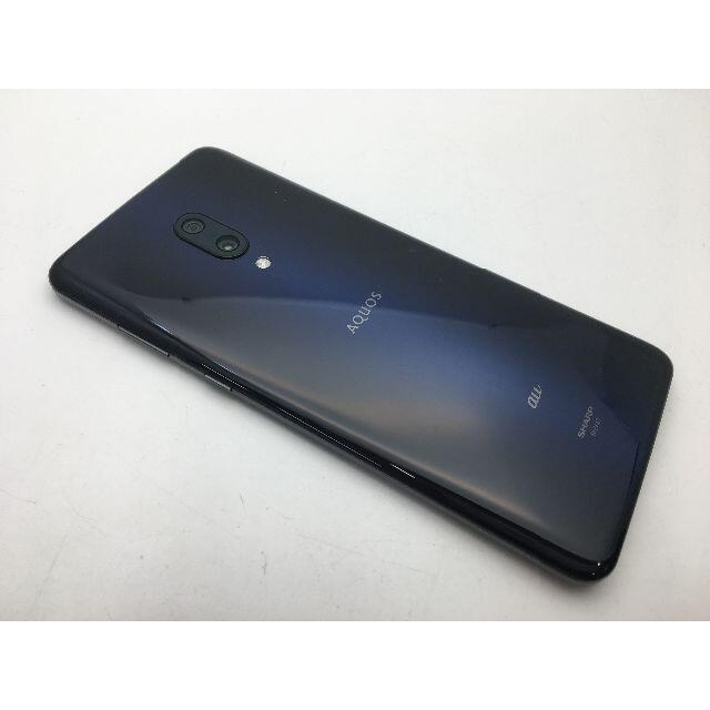 SHARP(シャープ)のR315上美品 SIMフリー au AQUOS zero2 SHV47ブラック スマホ/家電/カメラのスマートフォン/携帯電話(スマートフォン本体)の商品写真