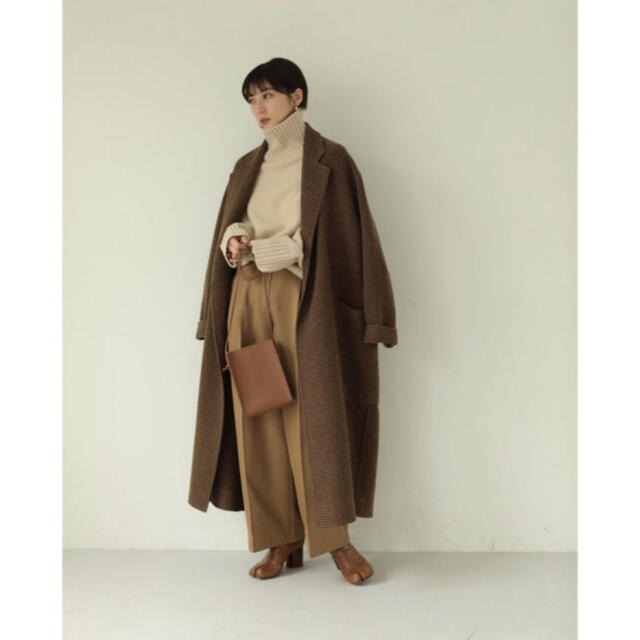 ロングコートTodayful  Over Check Coat  オーバーチェックコート