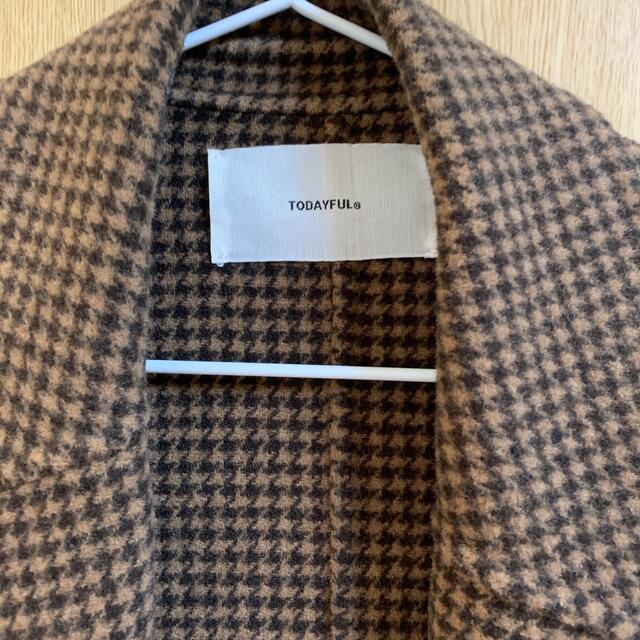 Todayful Over Check Coat オーバーチェックコート Todayful Over Check Coat オーバーチェックコート