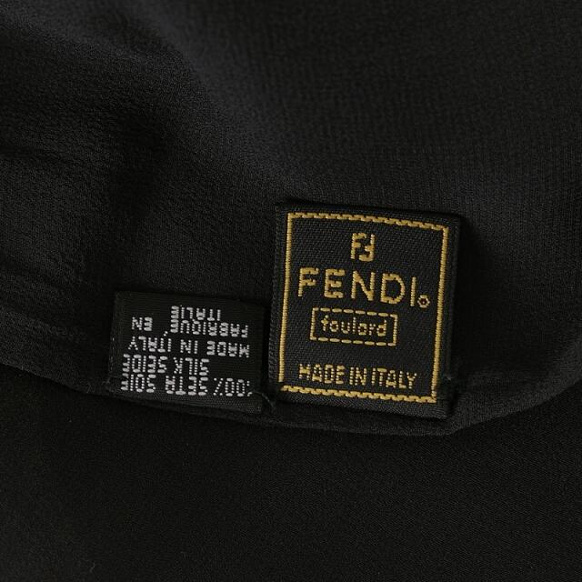 美品 フェンディ ズッカ ストール シルク レディース FENDI 【1