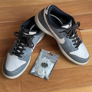 ナイキ(NIKE)のおまけ付き 海外限定モデル NIKE DUNK LOW GREY&DENIM(スニーカー)