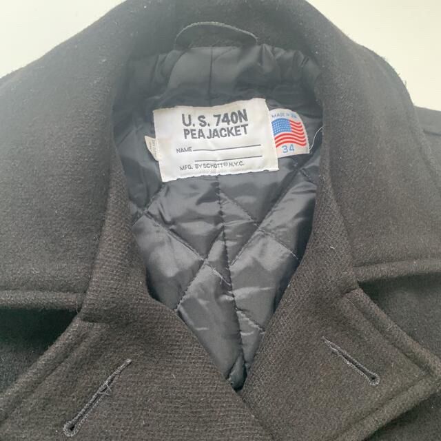 schott(ショット)の【古着】U.S. 74ON PEA JACKET   Pコート　Sサイズ メンズのジャケット/アウター(ピーコート)の商品写真