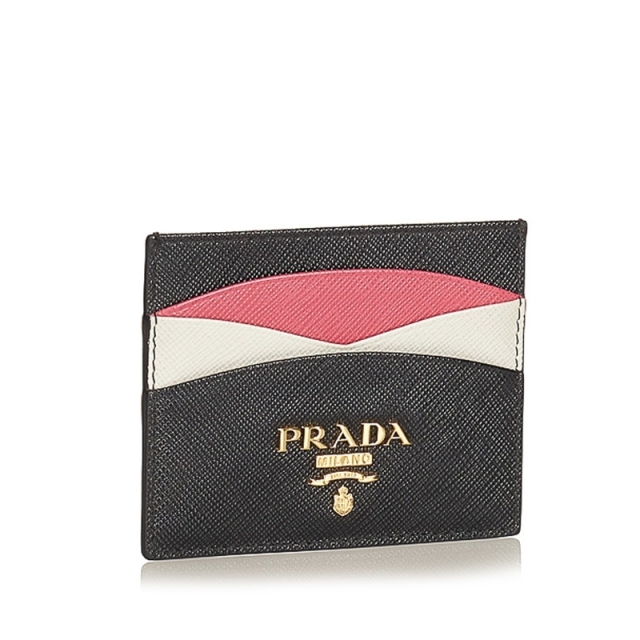 美品 PRADA プラダ パスケース サフィアーノ カードケース カードホルダー