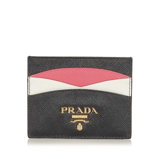 プラダ(PRADA)の美品 プラダ サフィアーノ カードケース レディース(パスケース/IDカードホルダー)