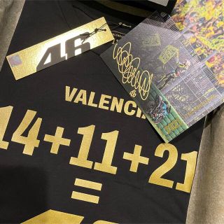 VR46 V.ロッシ選手  プレミアム　　限定tシャツbox 直筆サイン L(その他)