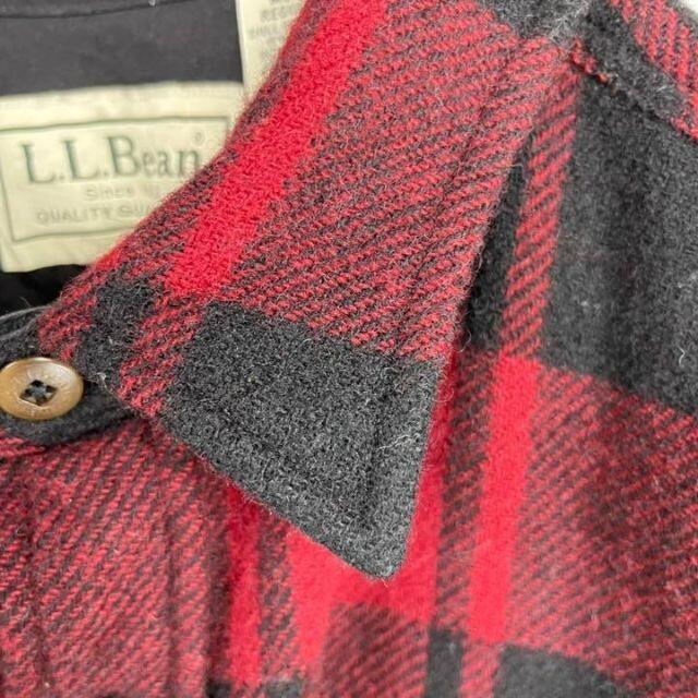 L.L.Bean(エルエルビーン)の80's L.L. Bean エルエルビーン　USA製　CPO 肉厚ウールシャツ メンズのジャケット/アウター(カバーオール)の商品写真