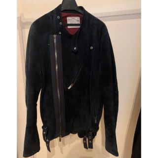 サカイ(sacai)のsacai COWHIDE スエード　ライダース  サカイ(ライダースジャケット)