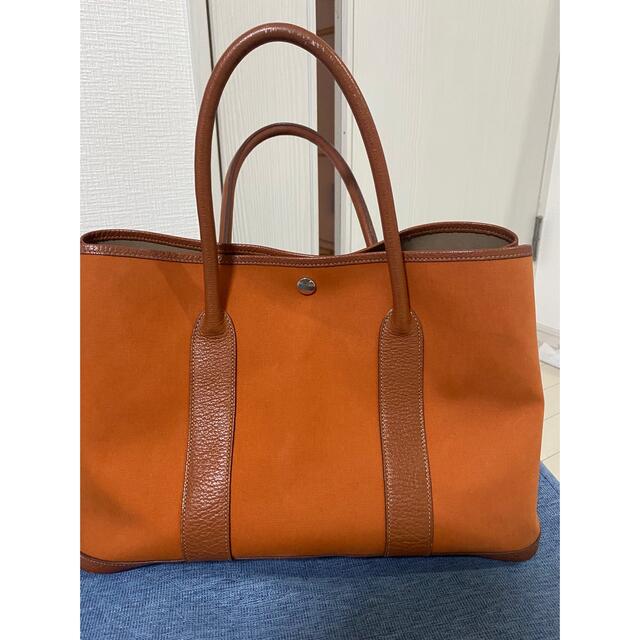 お値下げ????????HERMES ガーデンパーティーPM キャンバス