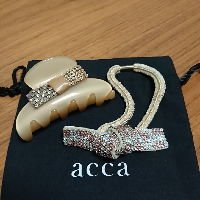 acca - 最終値下げ!acca☆オードリーピンクポニー&ゴールドスワロの