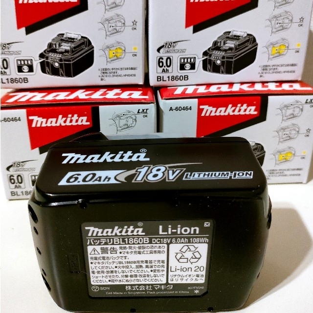 新品】マキタ 純正品 バッテリー BL1860B 18V 6A 8個-tops.edu.ng