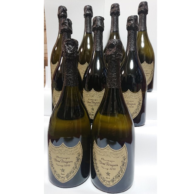 Dom Pérignon(ドンペリニヨン)のドンペリ2010 ９本 食品/飲料/酒の酒(シャンパン/スパークリングワイン)の商品写真