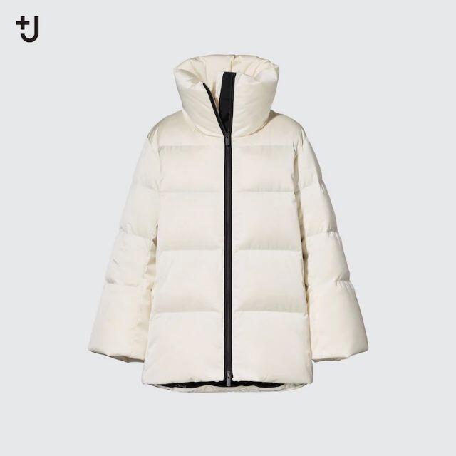 ユニクロ+J ダウンボリュームジャケット OFF WHITE L