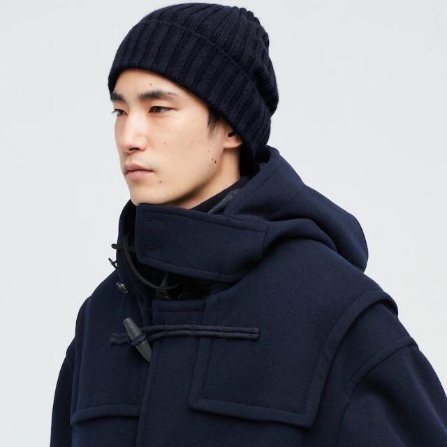 UNIQLO(ユニクロ)の UNIQLO +J　2021年秋冬 ユニクロ カシミヤニットキャップ メンズの帽子(ニット帽/ビーニー)の商品写真