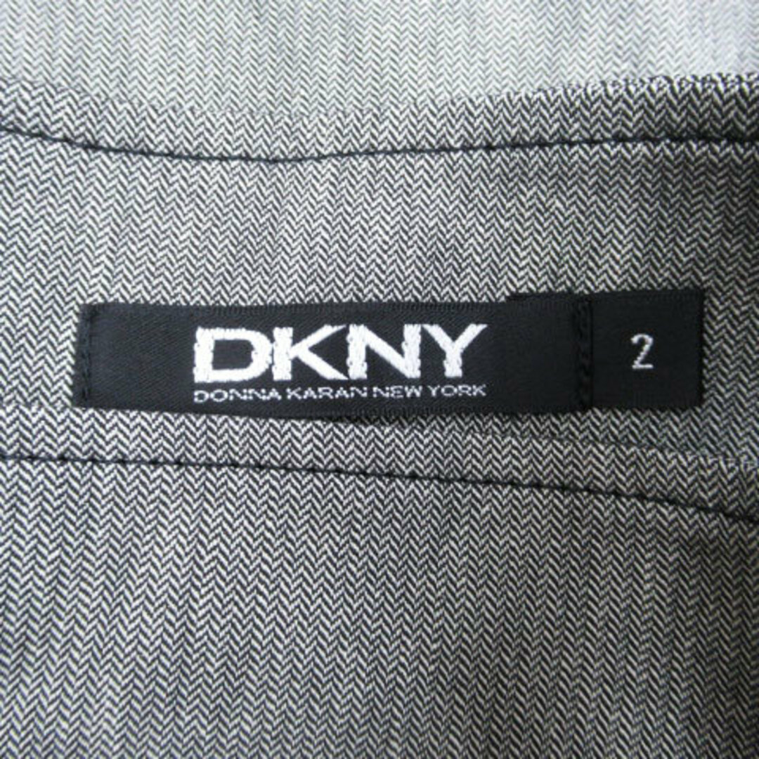 DKNY(ダナキャランニューヨーク)のダナキャランニューヨーク タイトスカート ひざ丈 2 黒 ベージュ /FF35 レディースのスカート(ひざ丈スカート)の商品写真