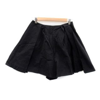 スピックアンドスパン(Spick & Span)のスピック&スパン キュロット ショートパンツ 短パン 無地 ナイロン 40 黒(キュロット)