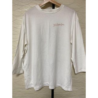 シマムラ(しまむら)のしまむら　白長袖シャツ(Tシャツ(長袖/七分))