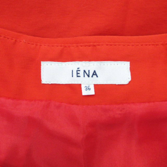 IENA(イエナ)のイエナ IENA フレアスカート ひざ丈 無地 36 オレンジ /FF50 レディースのスカート(ひざ丈スカート)の商品写真