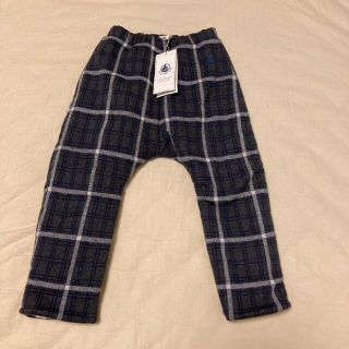 プチバトー(PETIT BATEAU)のプチバトー　パンツ　チェックパンツ(パンツ/スパッツ)