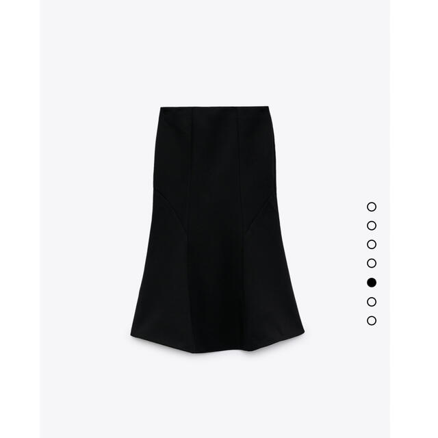 ZARA(ザラ)の新品　ZARA Aラインミディスカート レディースのスカート(ひざ丈スカート)の商品写真