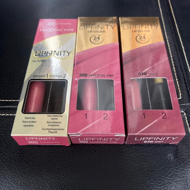 MAXFACTOR(マックスファクター)のMAX FACTOR LIPFINITY かんちゃんさま 専用ページ コスメ/美容のベースメイク/化粧品(口紅)の商品写真