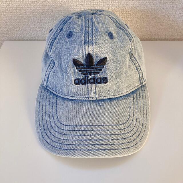 adidas(アディダス)のadidas アディダス デニムキャップ レディースの帽子(キャップ)の商品写真