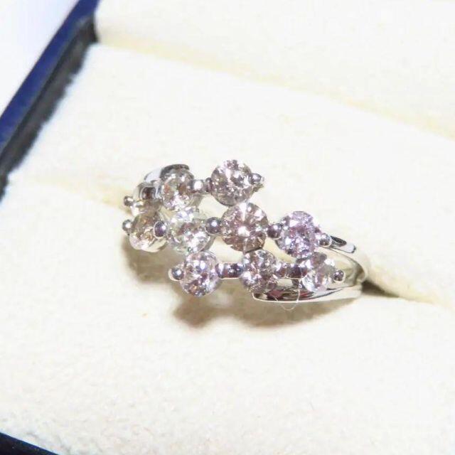 【1.00ct】天然ダイヤモンドリング Pt900 8号 格安