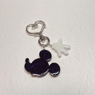 ディズニー(Disney)の🌷ハンドメイド🌷Disney ミッキー レジン ディズニーキーホルダー(キーホルダー/ストラップ)