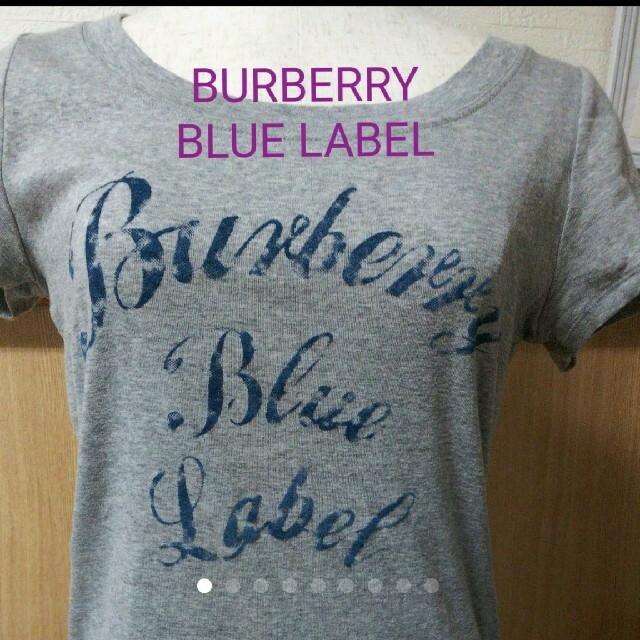 BURBERRY BLUE LABEL(バーバリーブルーレーベル)の【BURBERRY BLUE LABEL】カットソー☆ レディースのトップス(カットソー(半袖/袖なし))の商品写真