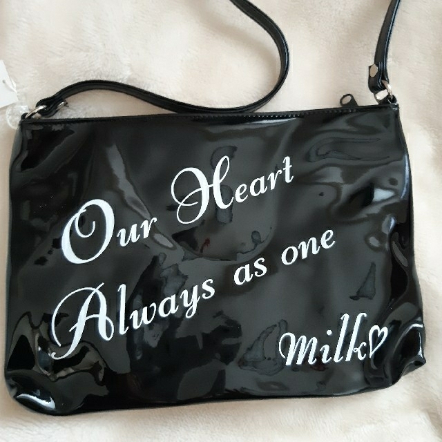 MILK - MILK ミルク LOVE LETTER ラブレターバッグ 黒 赤 ハート MILK - MILK ミルク LOVE LETTER ラブレターバッグ 黒 赤 ハート