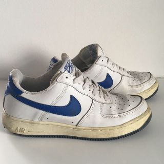 ナイキ(NIKE)のナイキ NIKE エアフォースワン 27.0cm 白 × 青(スニーカー)