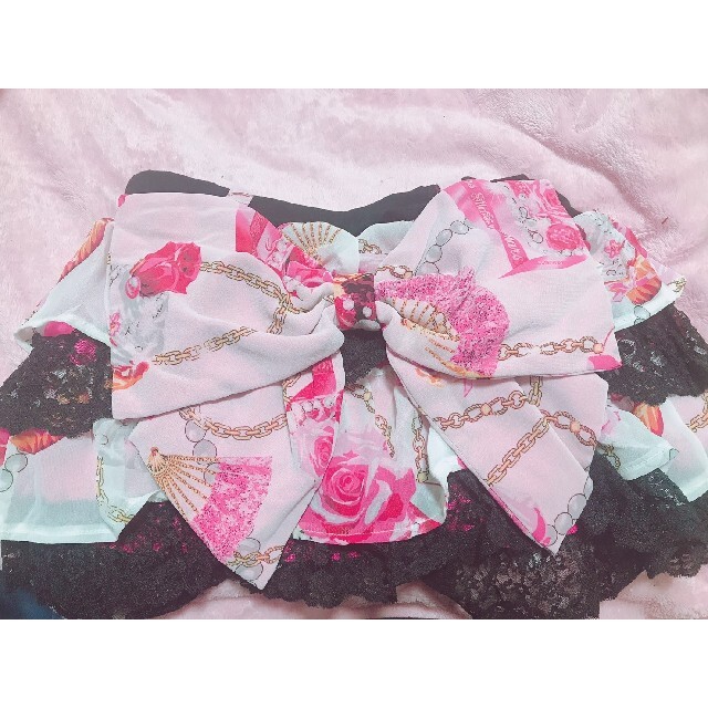 新品♡未使用♡MA＊RS♡ローズケーキ柄おりぼんスカート♡