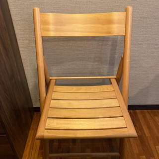MUJI (無印良品) - 無印良品 MUJI 折りたたみ イス 椅子