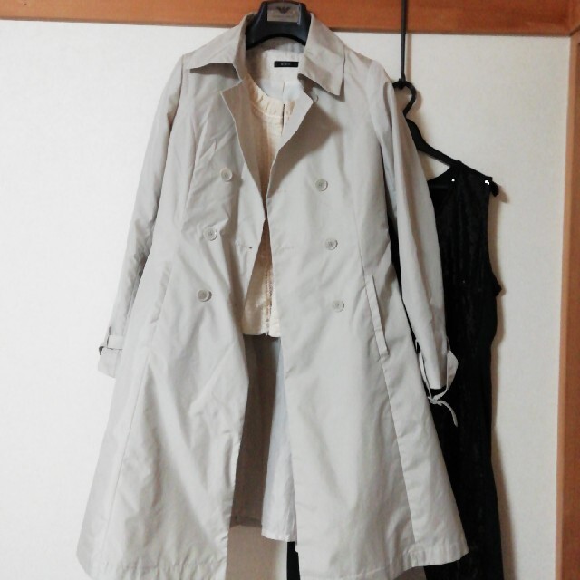 レディース  コート  ベージュ レディースのジャケット/アウター(ロングコート)の商品写真