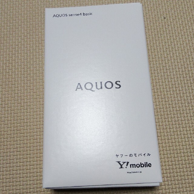 AQUOS sense4 basic SIMフリー ブラック　新品未使用 スマホ/家電/カメラのスマートフォン/携帯電話(スマートフォン本体)の商品写真