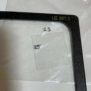 LEE ソフトフィルター No.3  23×25mm(フィルター)
